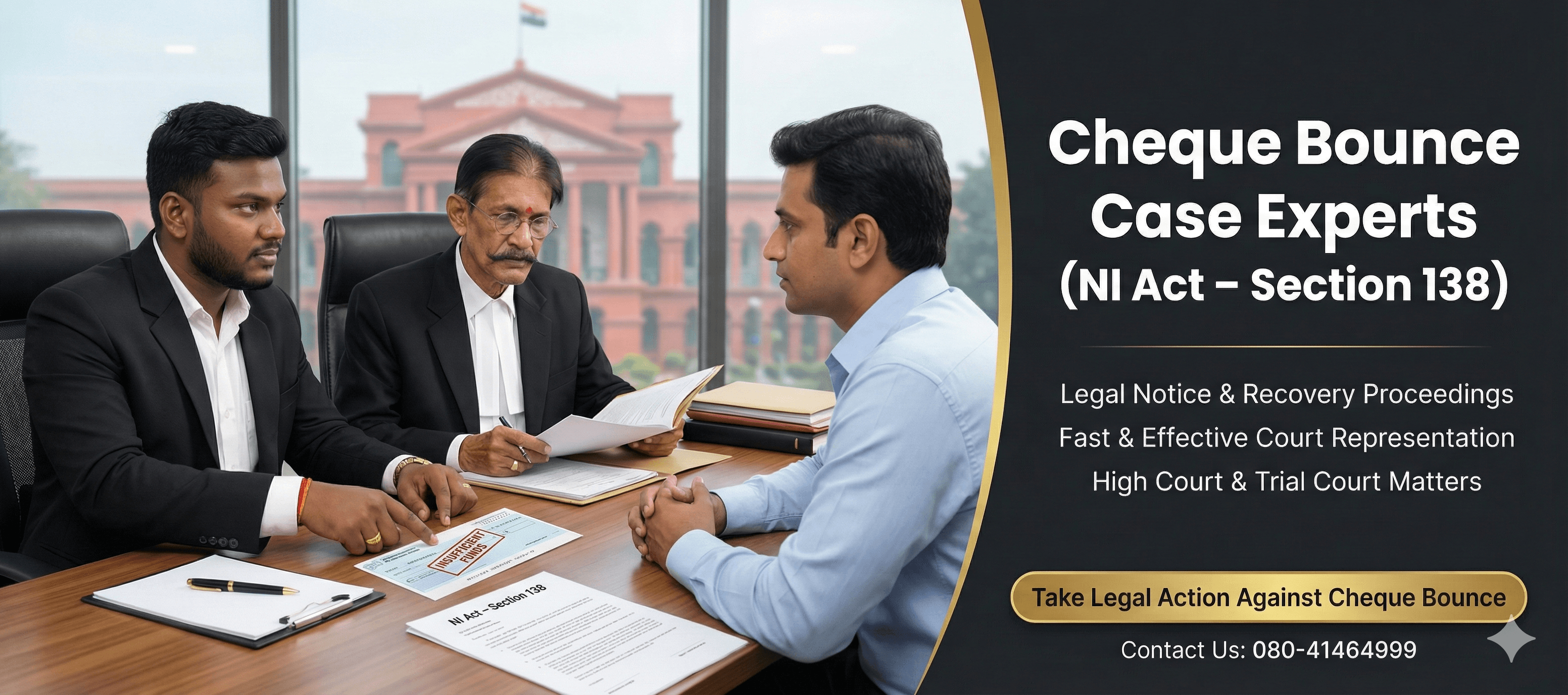 Cheque Bounce Cases Services - Web Banner